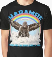 Harambe - Gorilla Angel Graphic T-Shirt