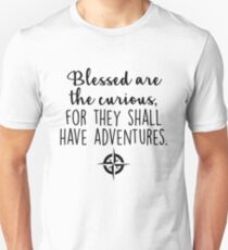 Camiseta unisex Viaje - Bienaventurados los curiosos