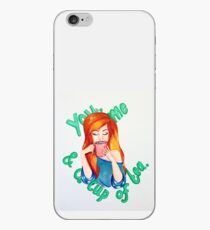 Vinilo o funda para iPhone Tú, yo y una taza de té
