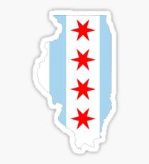 Chicago Flag Sticker