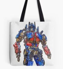 Transformers Optimus Prime Or Orion Pax Colored Pencil Tote Bag