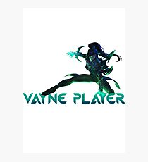 Vayne Player Photographic Print