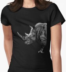 SAFARI PROFILE - RHINO BLACK EDITION Women's Fitted T-Shirt