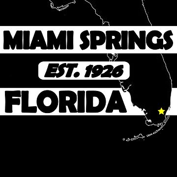 Artwork thumbnail, MIAMI SPRINGS, FLORIDA EST. 1926 by Mbranco