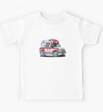 Cartoon Ambulance Car Kids Tee