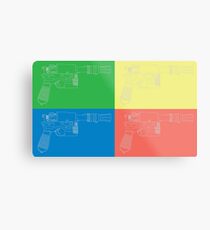 Han Solo Blueprint Tile Metal Print