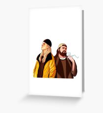 Jay and Silent Bob Greeting Card