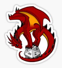 Dice Dragon Sticker