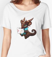 Hot Cocoa Dragon Women's Relaxed Fit T-Shirt