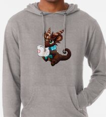 Sudadera con capucha ligera Dragón de cacao caliente