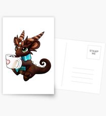 Hot Cocoa Dragon Postcards