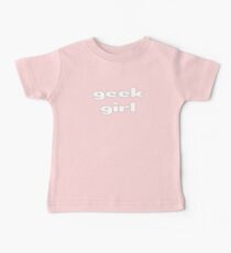 Geek Girl - Women's Black T-Shirt Baby Tee