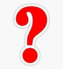 Question Emoji Stickers | Redbubble