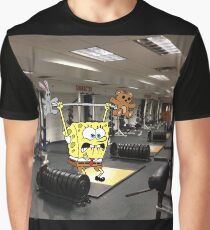 Spongebob Lifting Graphic T-Shirt