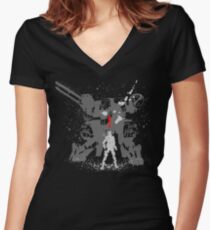 Tshirt The Snake Women's Fitted V-Neck T-Shirt
