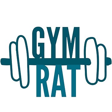 Gym rat Sticker for Sale by gabster69