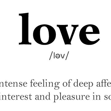 Love Definition Print Funny Lovers Gift | Instant Download Wall Art |  Definition of love, Aesthetic words, Definition quotes
