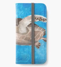Turtle on an ocean adventure iPhone Wallet/Case/Skin