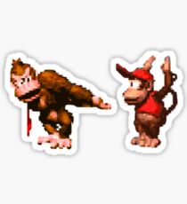 Pegatina Donkey Kong Country - 5 bajo
