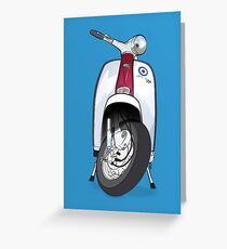 Mod Lambretta Grußkarte
