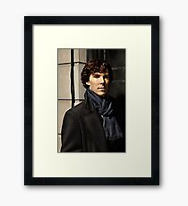 Sherlock at 221B Framed Print
