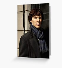 Sherlock at 221B Greeting Card
