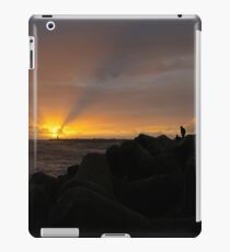Sunset at Praia da Barra Aveiro Portugal iPad Case/Skin