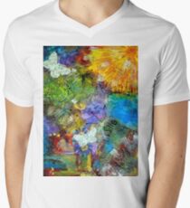Let Everything with Breath SING- FINAL Men's V-Neck T-Shirt