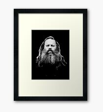 Rick Rubin - DEF JAM shirt Framed Print