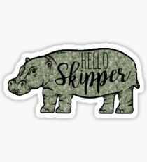 Hello Skipper Sticker