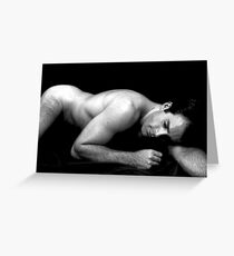Classic Male Nude 2b Greeting Card