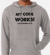 My code works Lightweight Hoodie