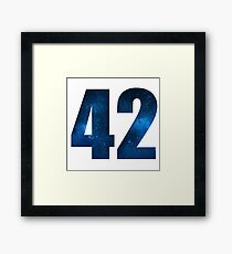 The answer. Framed Print