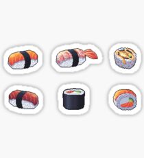 Sushi Pixel Art Sticker