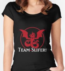 Team Slifer - Yu-Gi-Oh! Women's Fitted Scoop T-Shirt