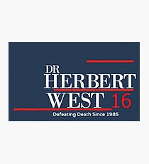 Dr Herbert West 2016 Photographic Print