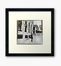 the plaza Framed Print