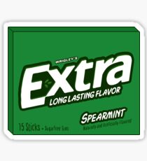 Extra Spearmint Gum Sticker