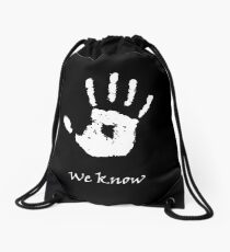 Dark Brotherhood - We Know Drawstring Bag