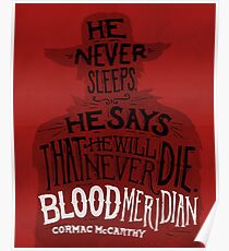 Blood Meridian Art Print Poster