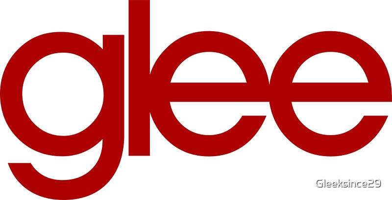  Glee Logo Red Stickers By Gleeksince29 Redbubble
