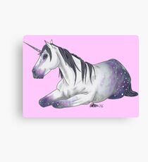 stardust unicorn Canvas Print