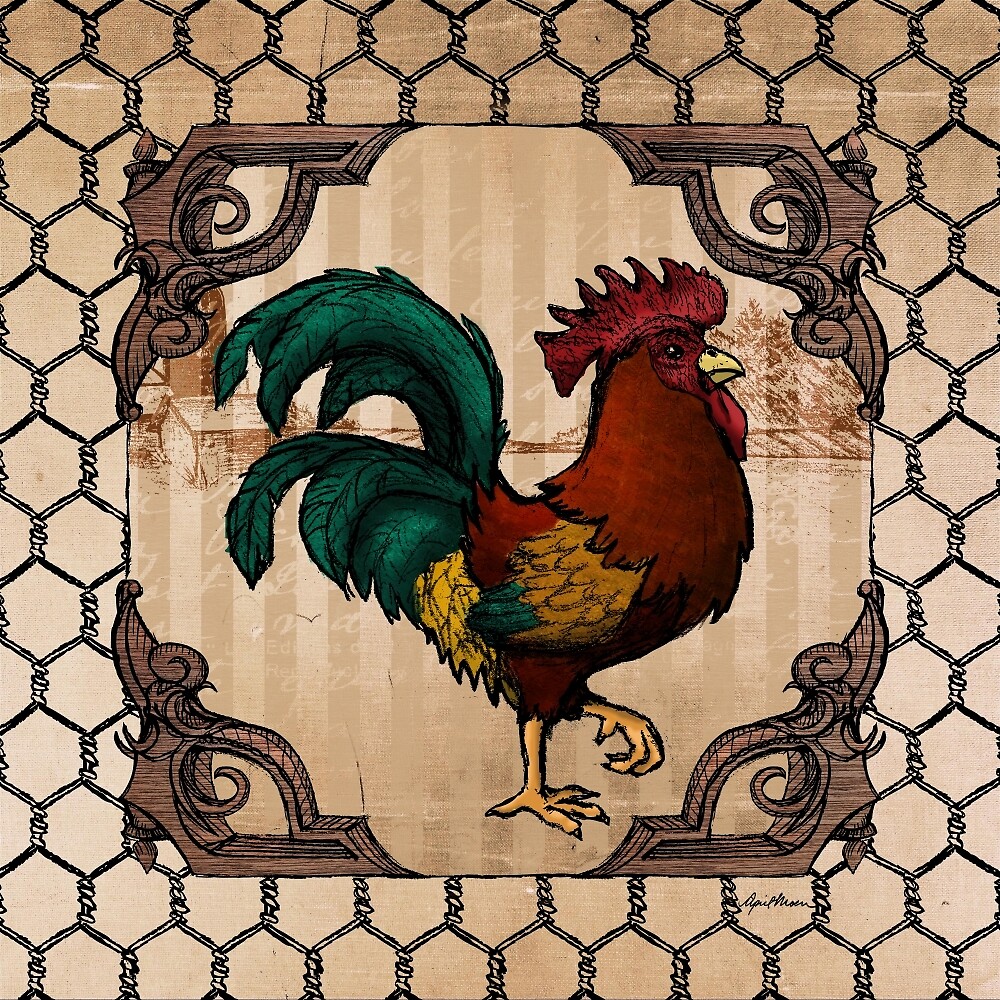 Rooster I by April  Moen
