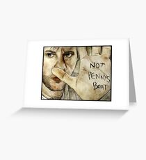 Not Pennys Boat Greeting Card