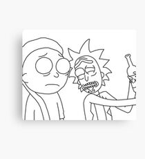 Rick and Morty Canvas Print
