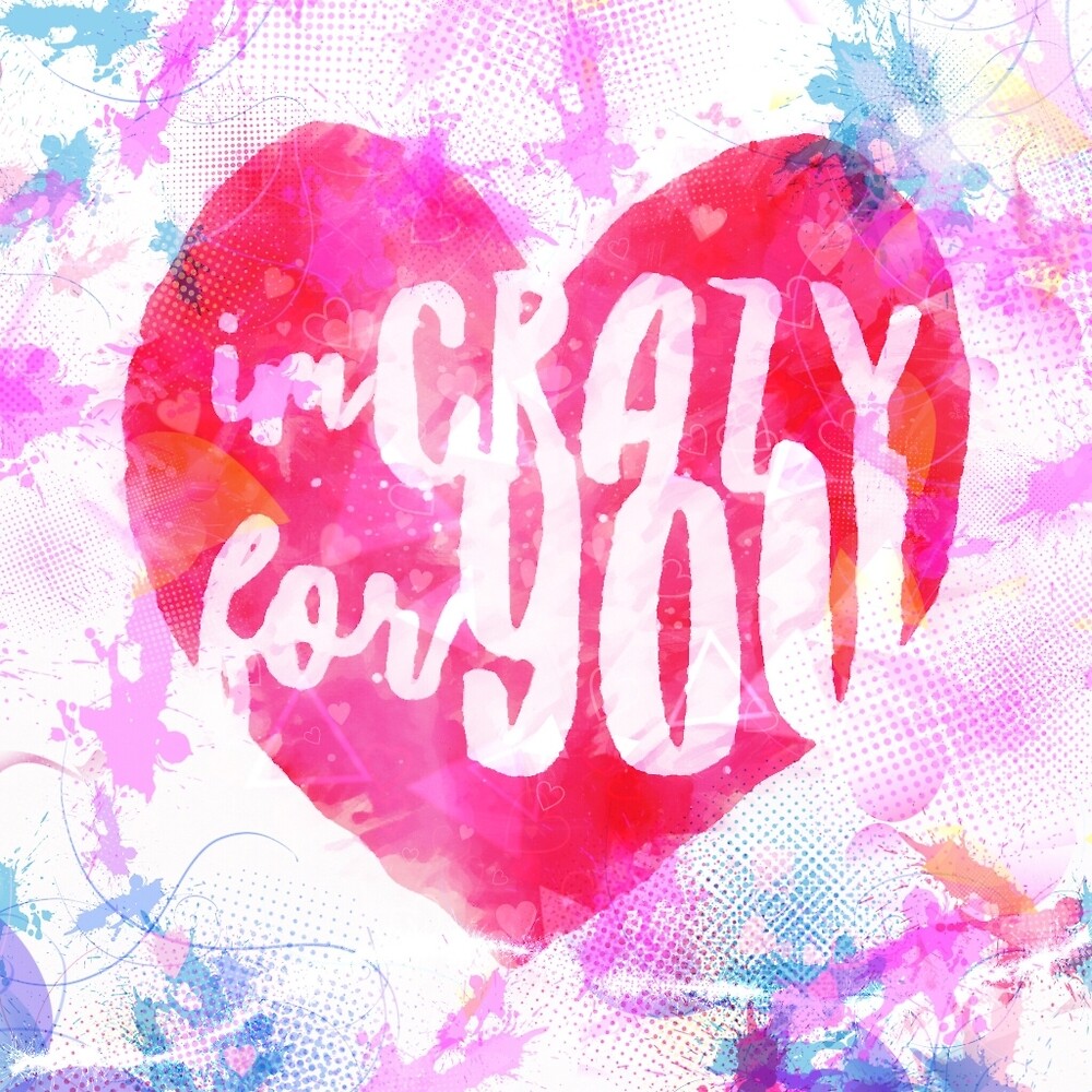 Lyric Art Madonna Crazy For You By Rustyallie Redbubble