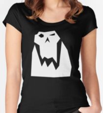Orc head (White) Fitted Scoop T-Shirt