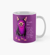 "Anxiety Lies" Sparkle Pup Mug