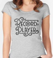 Record Player Mono Women's Fitted Scoop T-Shirt
