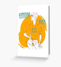 hyperion naptime fashion Greeting Card